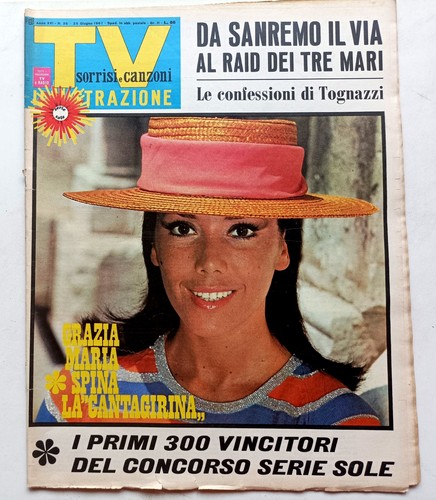 Rivista sorrisi canzoni - rivista, tv