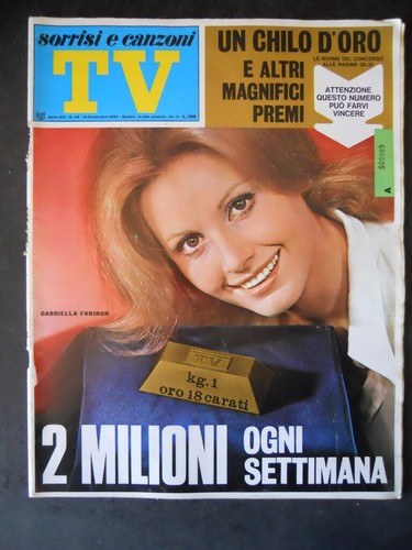 Sorrisi canzoni 46 1967 - tv,