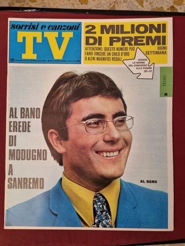 Sorrisi canzoni 47 1967 - tv,